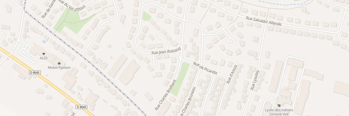 Plan du 7 Rue Charles Braibant à Charleville-Mézières