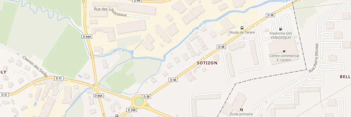 Plan du 1412 Rue de Tarare à Gleizé