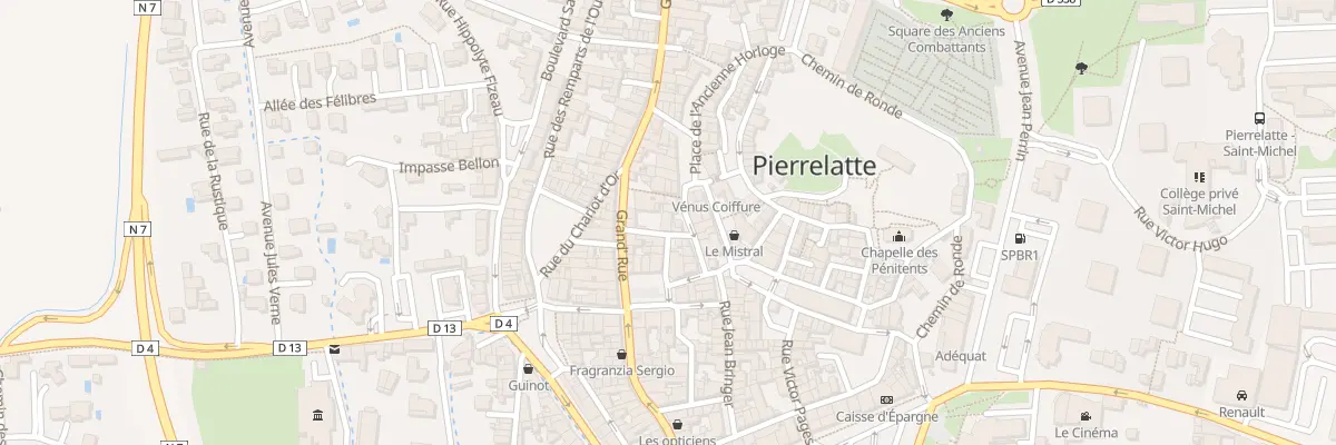 Plan du 2 Rue Faure à Pierrelatte