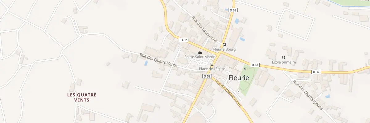 Plan du 48 Pl de l’Eglise à Fleurie