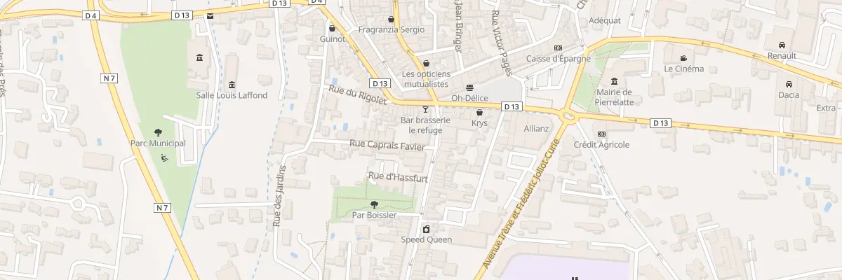 Plan du 18 Av General de Gaulle à Pierrelatte