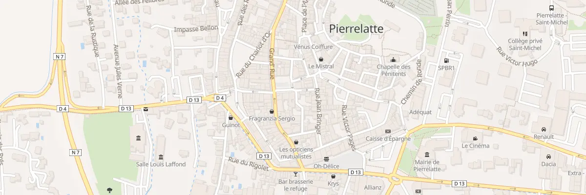 Plan du 3 Rue Durville à Pierrelatte