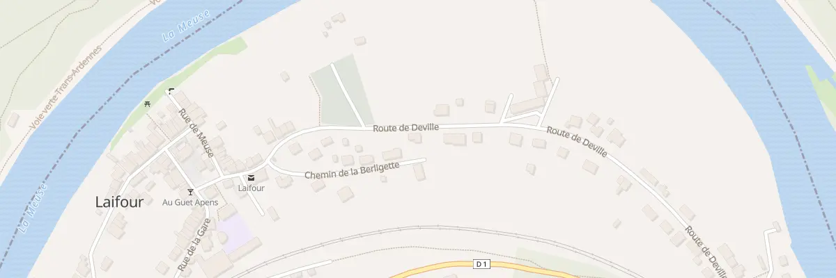 Plan du 16 Rte de Deville à Laifour