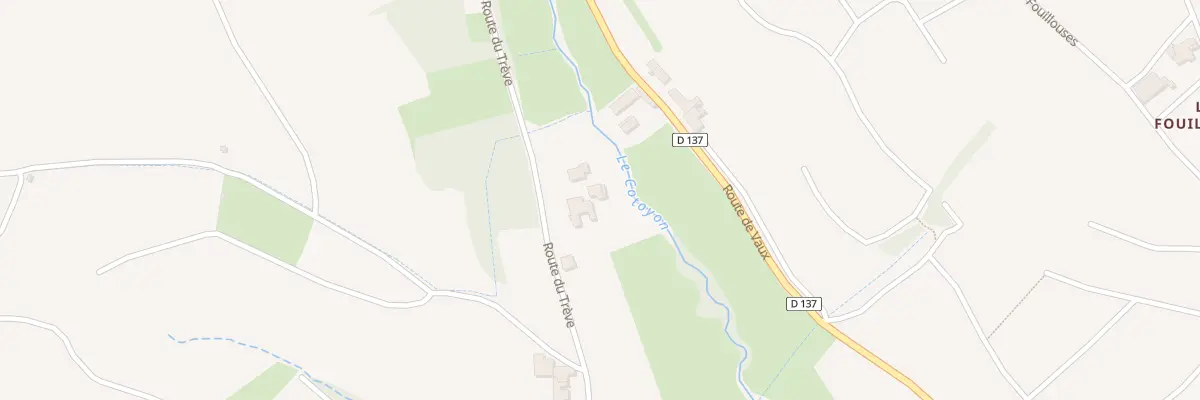Plan du 1270 Rte du Trêve à Juliénas