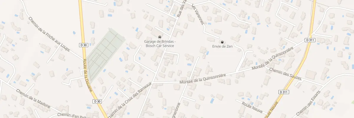 Plan du 52 Rue des Varennes à Brindas