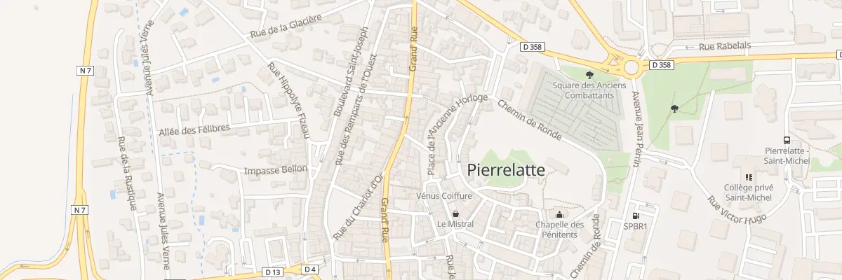 Plan du 9001 Rue Lepas à Pierrelatte