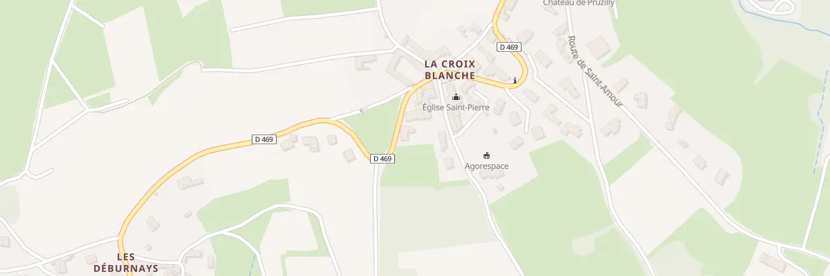 Plan du 64 Rue de la Croix Blanche à Pruzilly