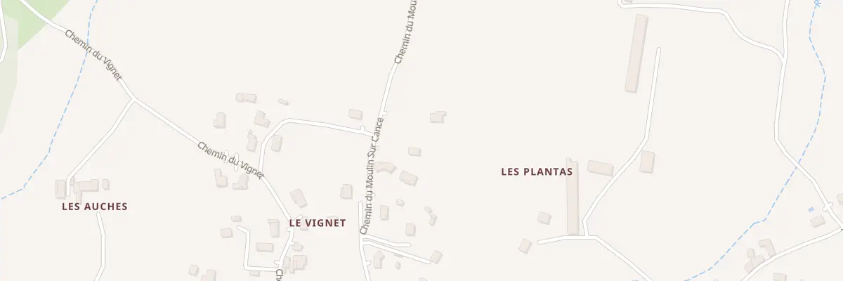 Plan du 680 Che du Moulin sur Cance à Quintenas