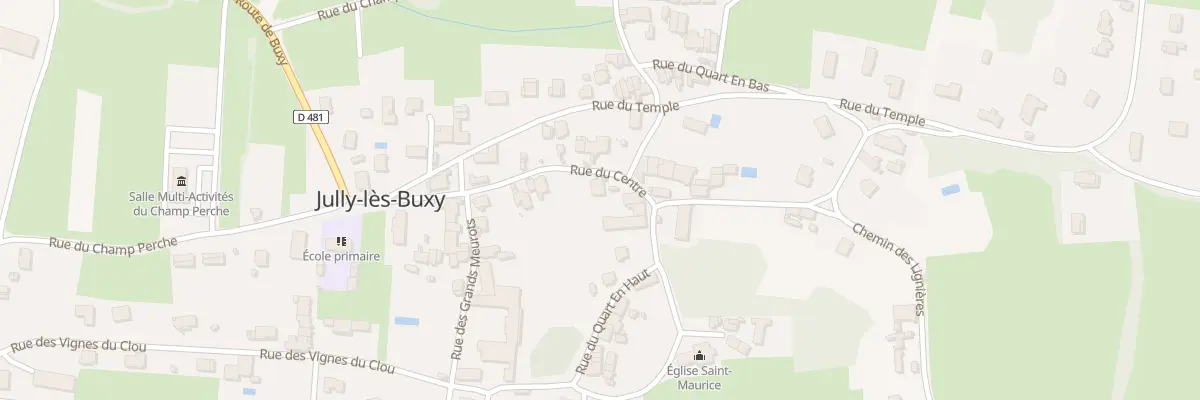 Plan du 14 Rue du Centre à Jully-lès-Buxy