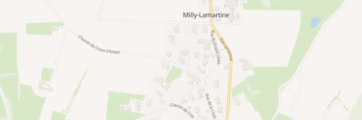 Plan du 5154 Les Combes à Milly-Lamartine