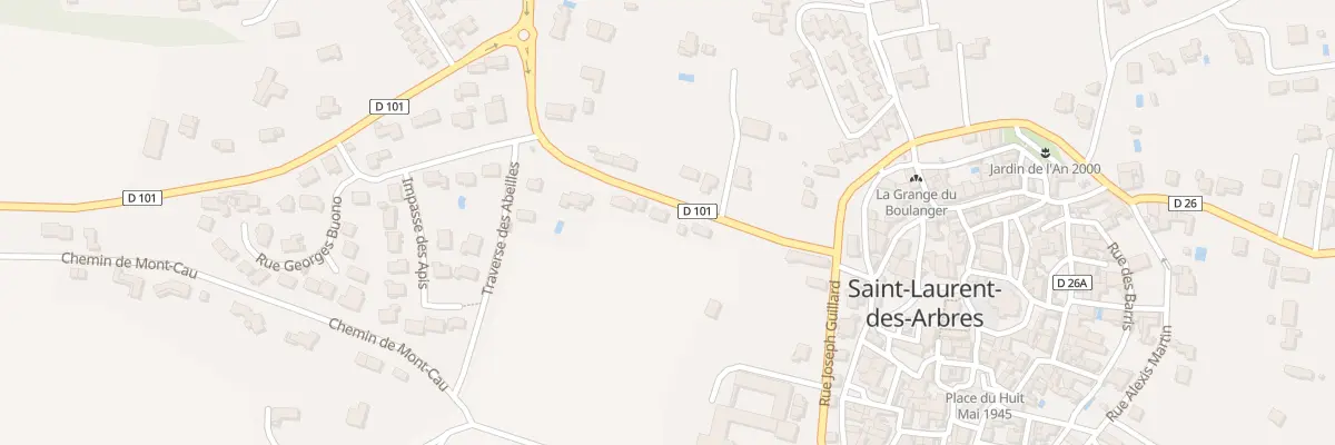 Plan du 5336 Rue Jean Giono à Saint-Laurent-des-Arbres