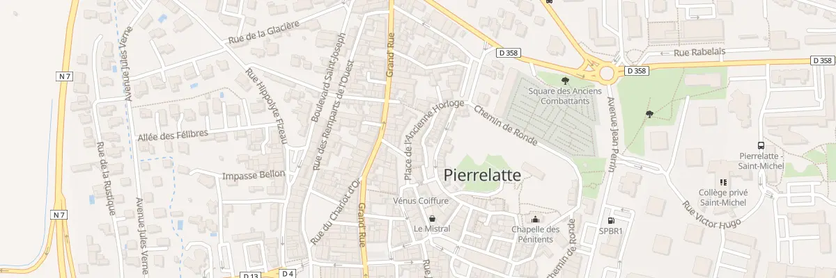 Plan du 11 Pl de l’Ancienne Horloge à Pierrelatte