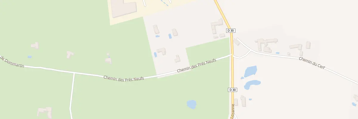 Plan du 128 Che des Prés Neufs à Dommartin