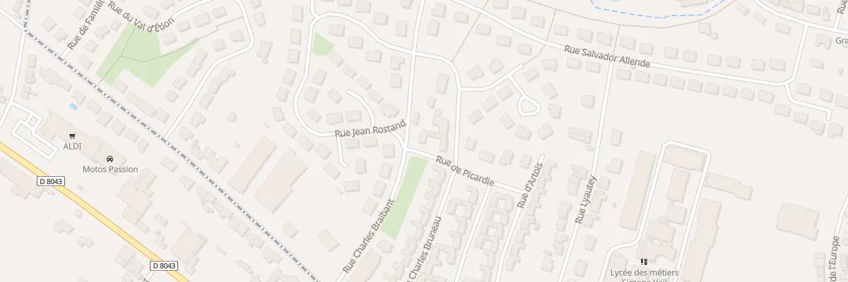 Plan du 2 Rue Charles Braibant à Charleville-Mézières