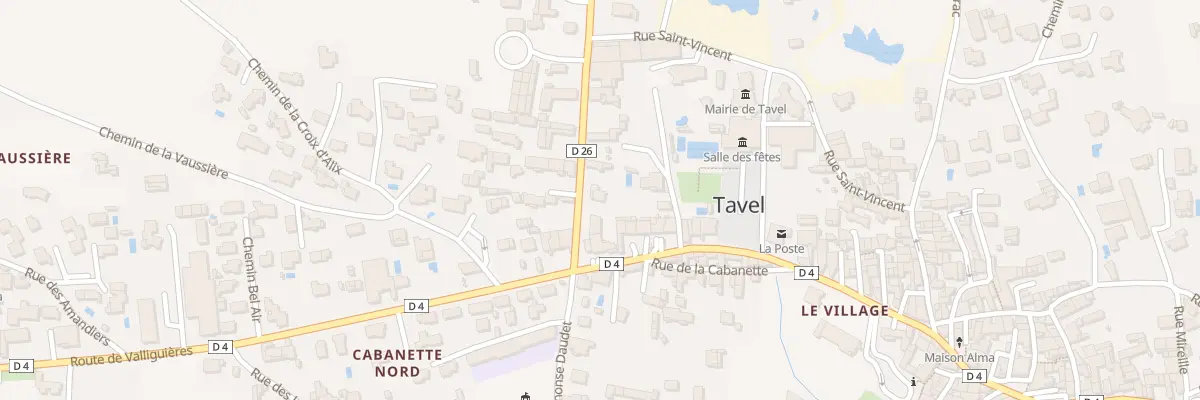 Plan du 5020 Cabanette à Tavel