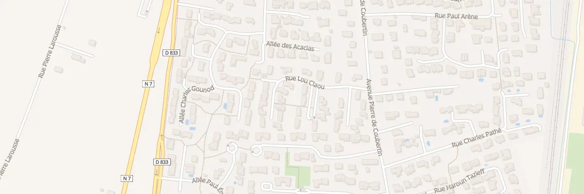 Plan du 30 Rue Lou Claou à Pierrelatte