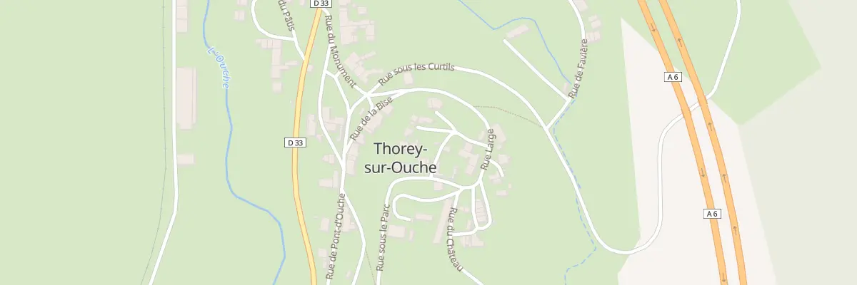 Plan du 5030 Le Village à Thorey-sur-Ouche