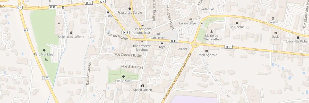 Plan du 5 Av General de Gaulle à Pierrelatte
