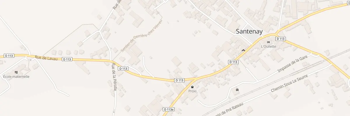 Plan du 2 Rue de Lavau à Santenay