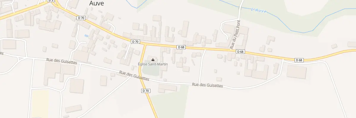 Plan du 8 Rue Saint-martin à Auve