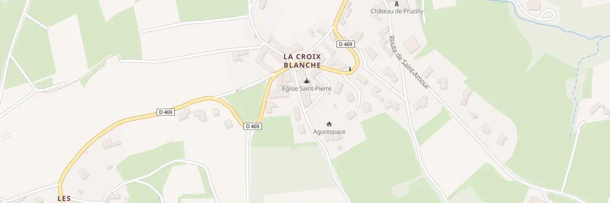 Plan du 5006 La Croix Blanche à Pruzilly