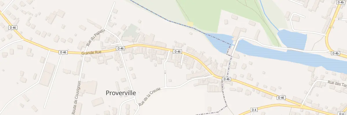 Plan du 25 Grande Rue à Proverville