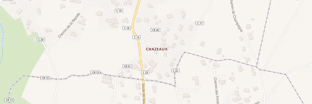 Plan du 5224 Chazeaux à Savas