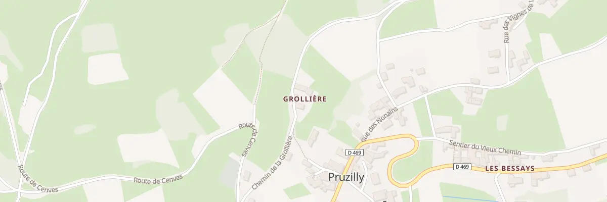 Plan du 5031 En Grolliere à Pruzilly