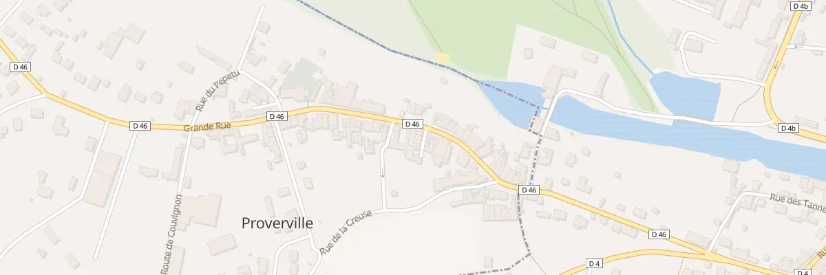Plan du 21 Grande Rue à Proverville
