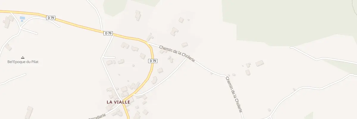 Plan du 4 Che de la Cholerie à Pélussin