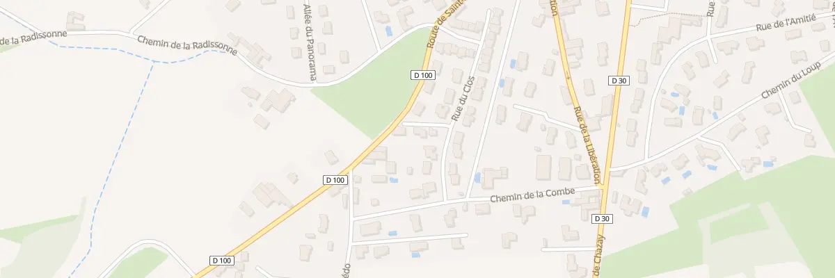 Plan du 5346 Le Bourg à Morancé