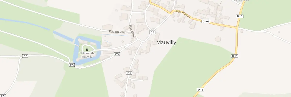 Plan du 1A Rue de Chaugey à Mauvilly