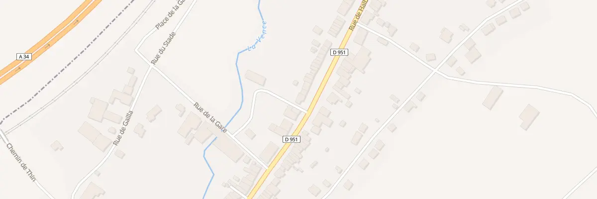 Plan du 19 Rue de Halbotine à Boulzicourt