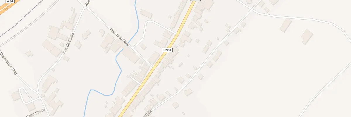 Plan du 22 Rue de Halbotine à Boulzicourt