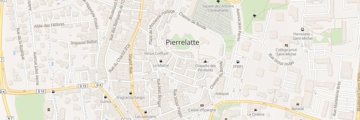 Plan du 7 Rue Bermine à Pierrelatte