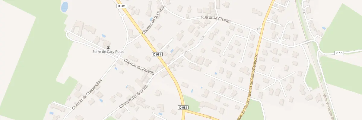 Plan du 11 Che de Saint-Jacques à Buxy