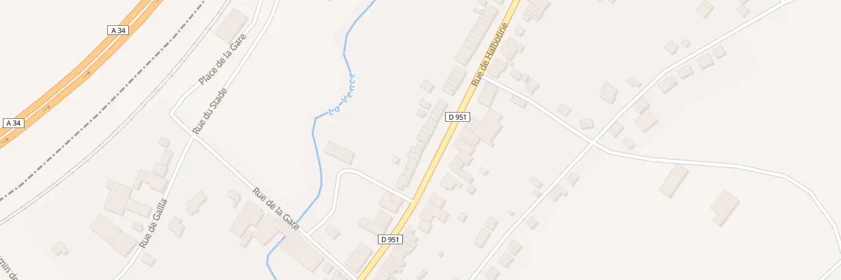 Plan du 31 Rue de Halbotine à Boulzicourt