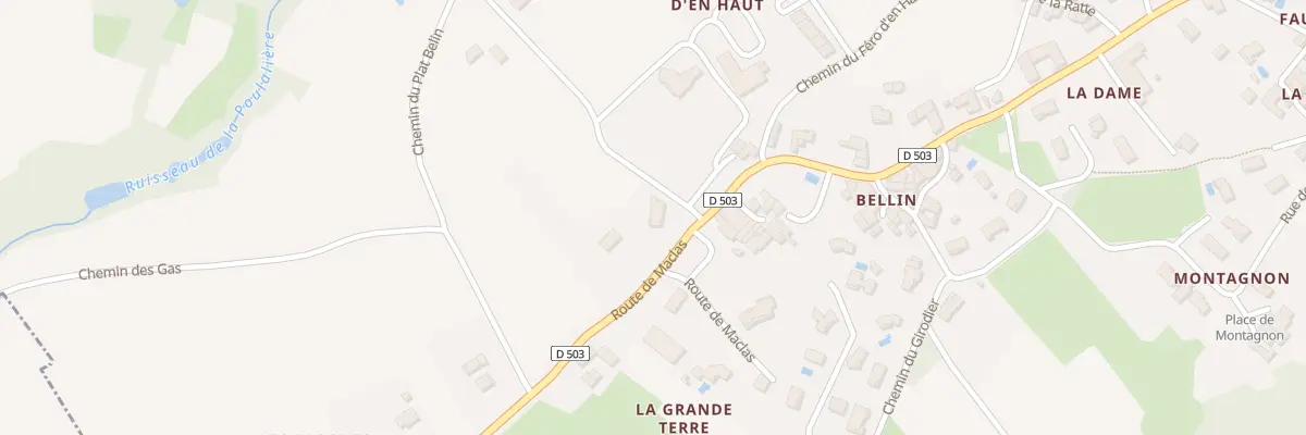 Plan du 25 Che de la Poulaliere à Lupé