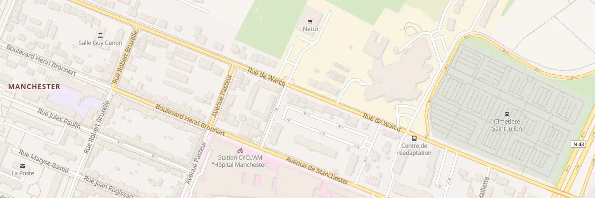 Plan du 77 Rue de Warcq à Charleville-Mézières