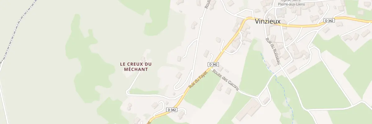 Plan du 246 Rte de Fontfary à Vinzieux