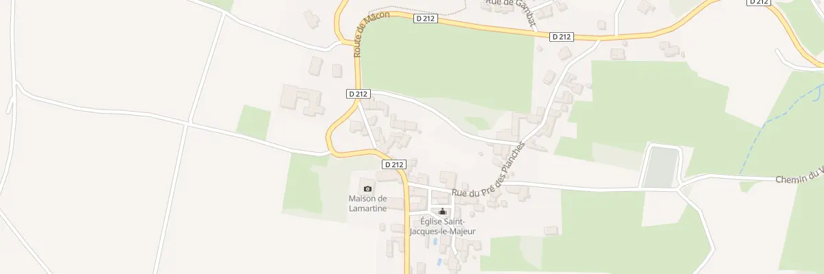 Plan du 3 Rue Lamartine à Milly-Lamartine