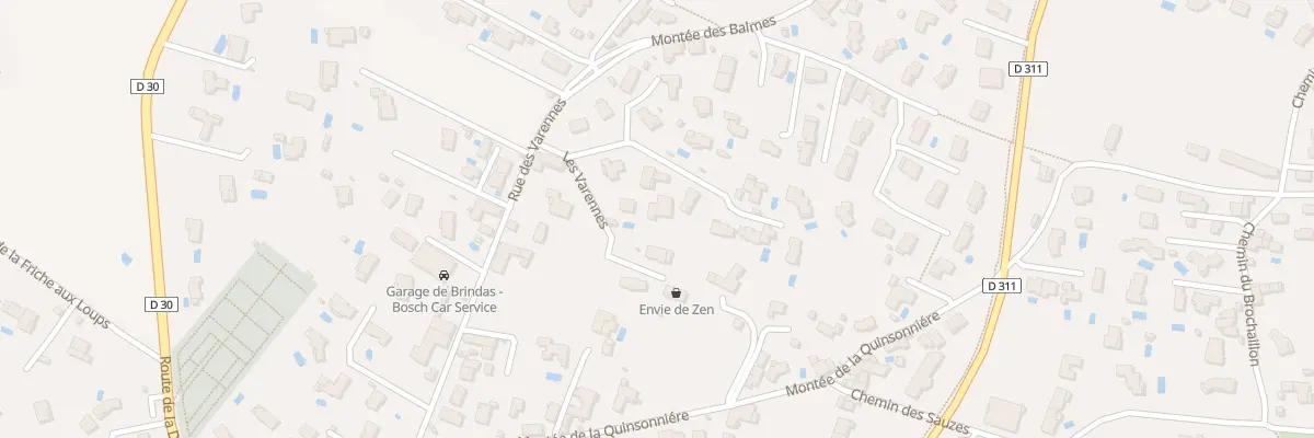 Plan du 86A Rue des Varennes à Brindas