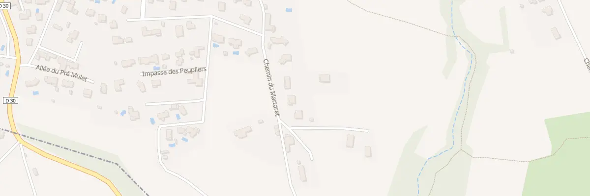 Plan du 29 Che du Martoret à Grézieu-la-Varenne