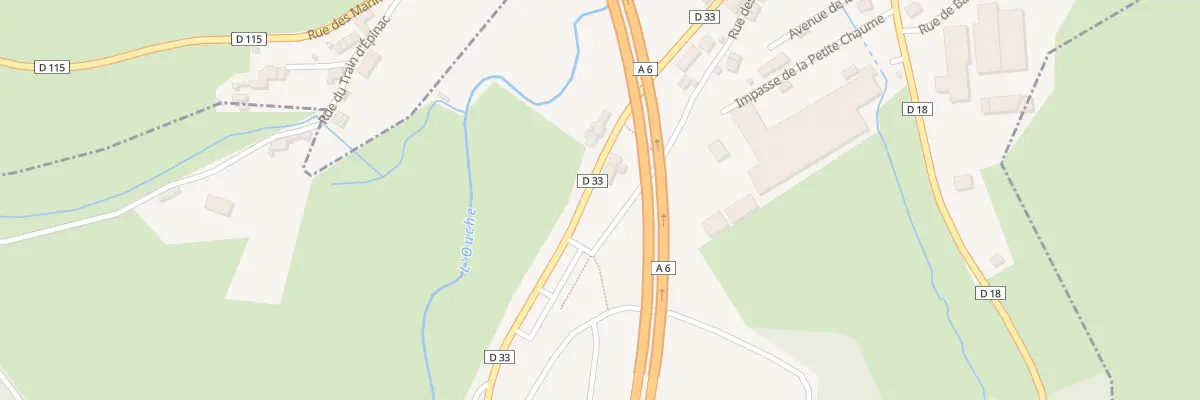 Plan du 5125 Pont d’Ouche à Thorey-sur-Ouche
