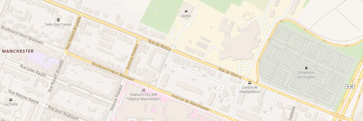 Plan du 75 Rue de Warcq à Charleville-Mézières
