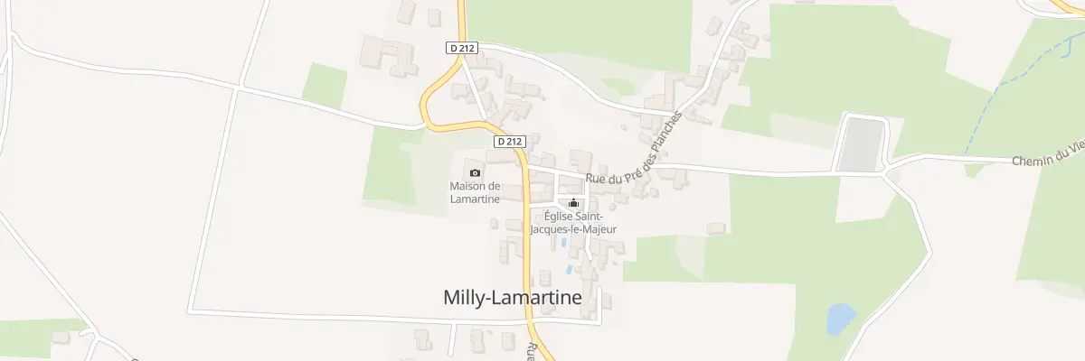 Plan du 5102 Le Bourg à Milly-Lamartine
