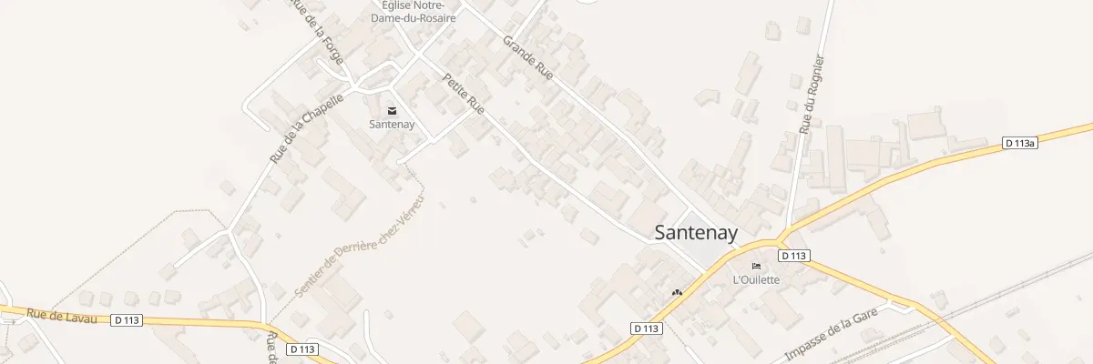 Plan du 11 Petite Rue à Santenay