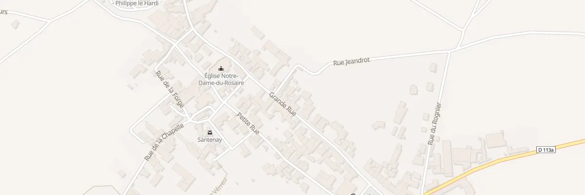 Plan du 24 Grande Rue à Santenay