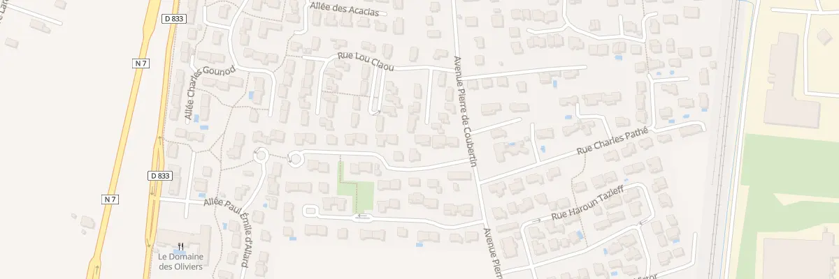 Plan du 6 Rue Charles Peguy à Pierrelatte