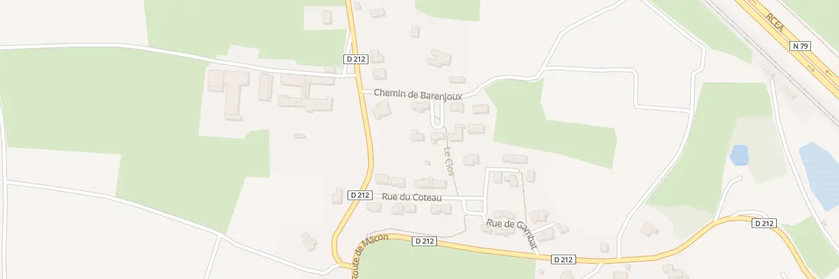 Plan du 4 Che de Barenjoux à Milly-Lamartine